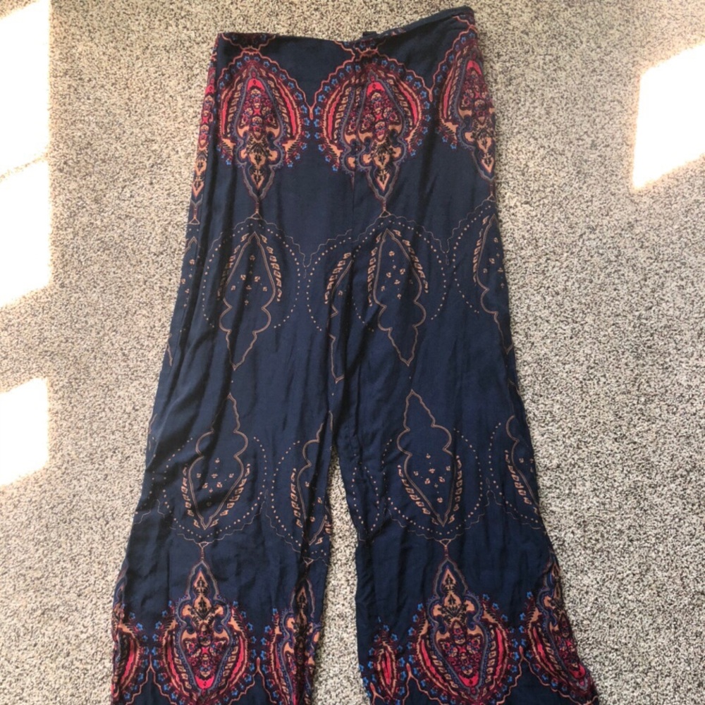 Pattern Palazzo Pants